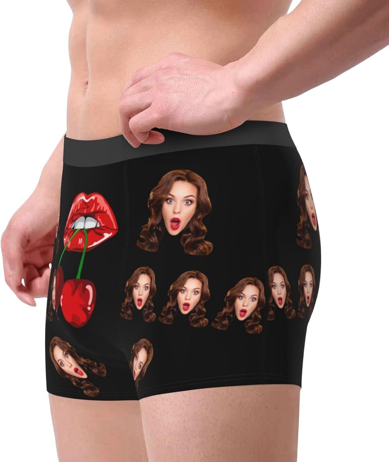 Personalized Face Boxers Briefs Custom Underwear Custom Wife Face Printed Photo Boxer Underwear - FaceSocksUSA