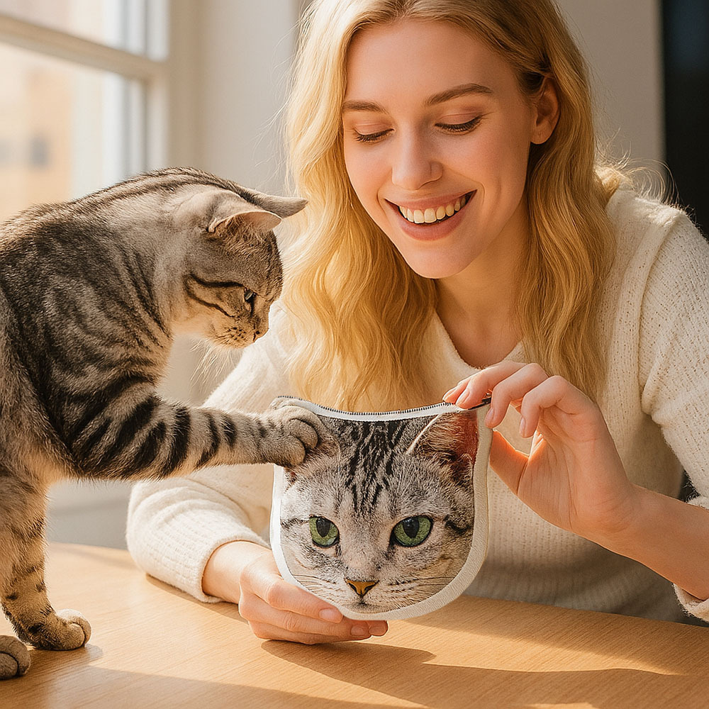 Custom Pet Face Tote Bag