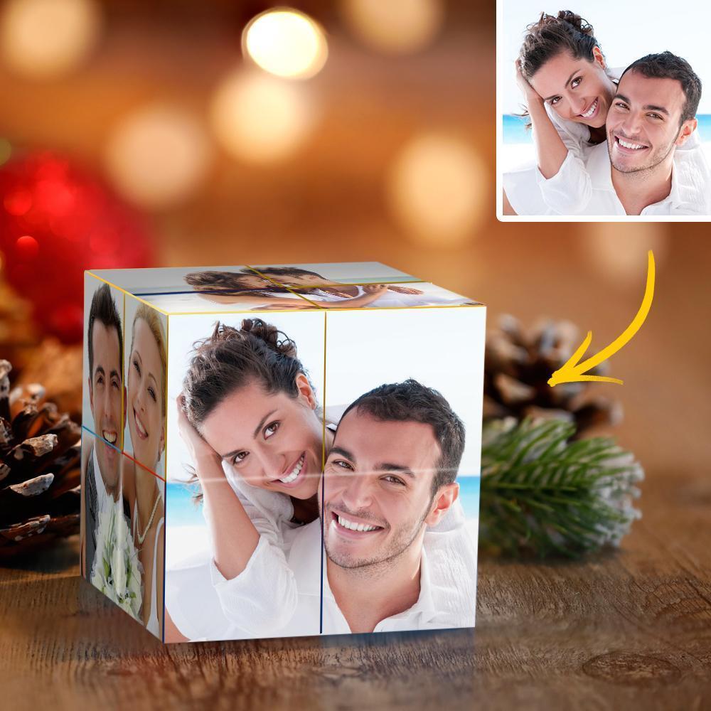 Custom Photo Rubic's Cube Personalized Infinity Photo Cube Folding Couple Photo Cube
