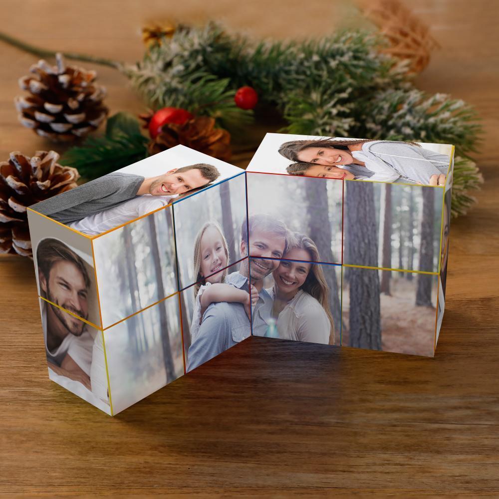 Infinity Photo Cube Custom Folding Photo Cube Personalized Rubic's Cube	 - FaceSocksUSA