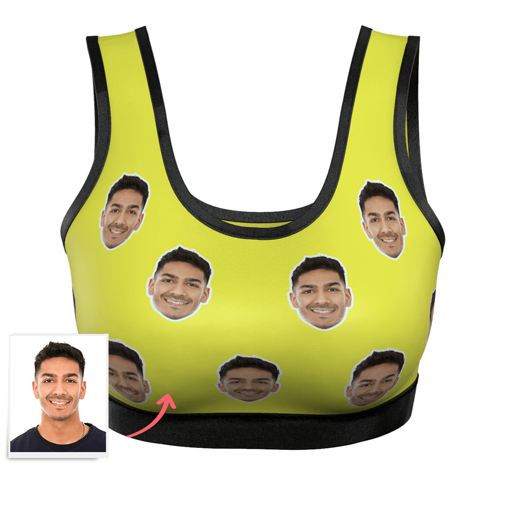 Custom Face Sports Bra