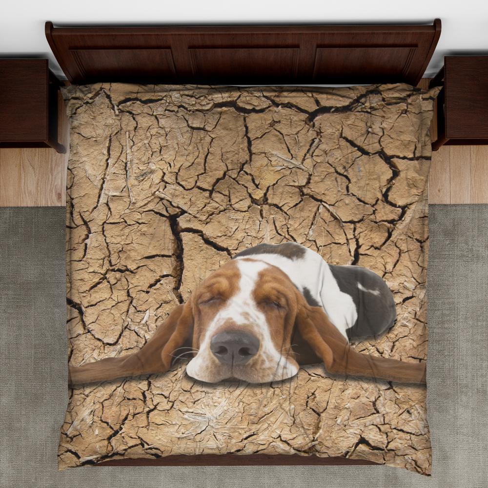 Custom Duvet Cover Bedding Sheets Personalized Photo Duvet Cover & Pillow Polyester Fibre-The Dry Land Sheets-FaceSocksUSA
