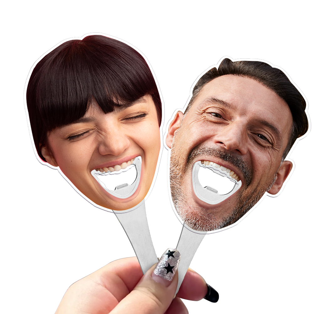 Custom Face Photo Bottle Opener Funny Gifts	 - FaceSocksUSA