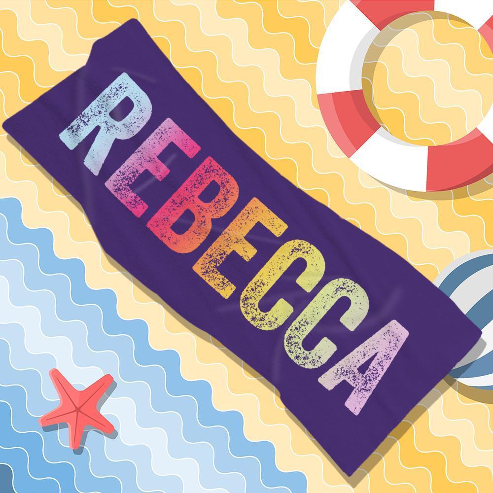 Custom Text Absorbent Towel For Unisex Towel For Souvenir Gift - GiftLab