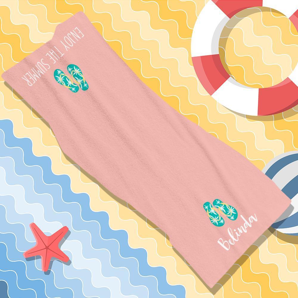 Custom Text Towel For Super Absorbent Towel For Bathroom Towel Bathroom Gifts - GiftLab