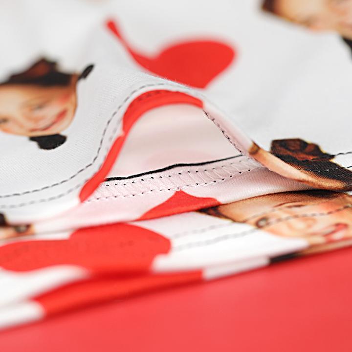 Custom Heart Boxer Shorts-FaceSocksUSA