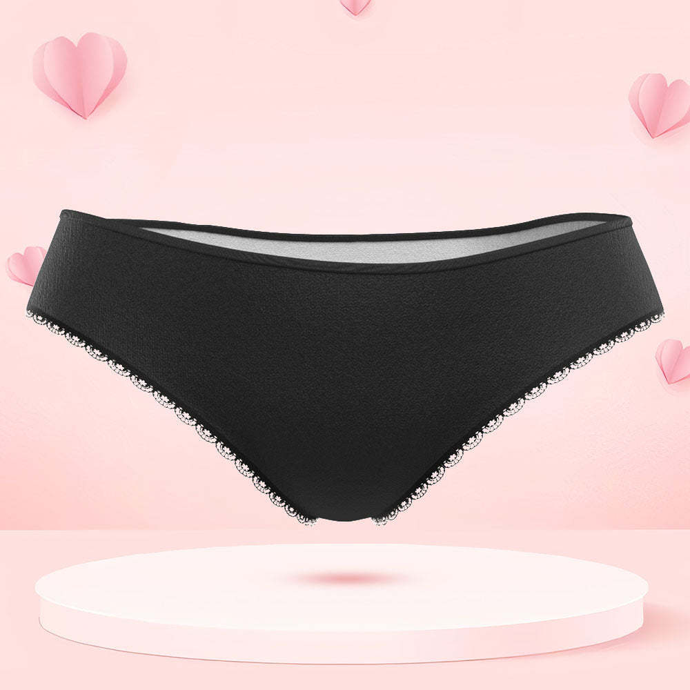 Custom Face Panties Personalized Photo Women's Lace Panties Pretty Sure I Deserve A Spanking Valentine's Day Gift - FaceSocksUSA