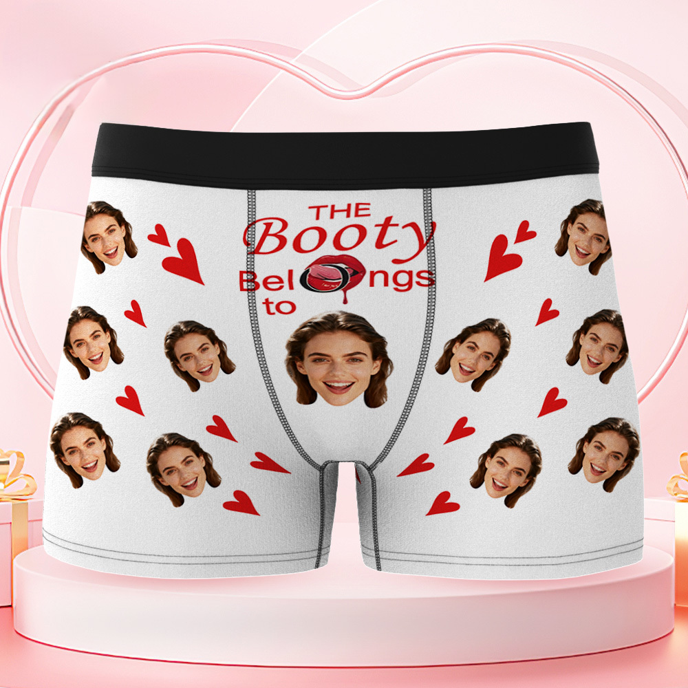Personalized Face Print Underwear: Custom Photo Boxers, Couple Gift - FaceSocksUSA