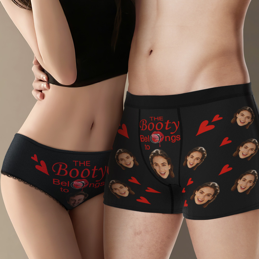 Personalized Face Print Underwear: Custom Photo Boxers, Couple Gift - FaceSocksUSA