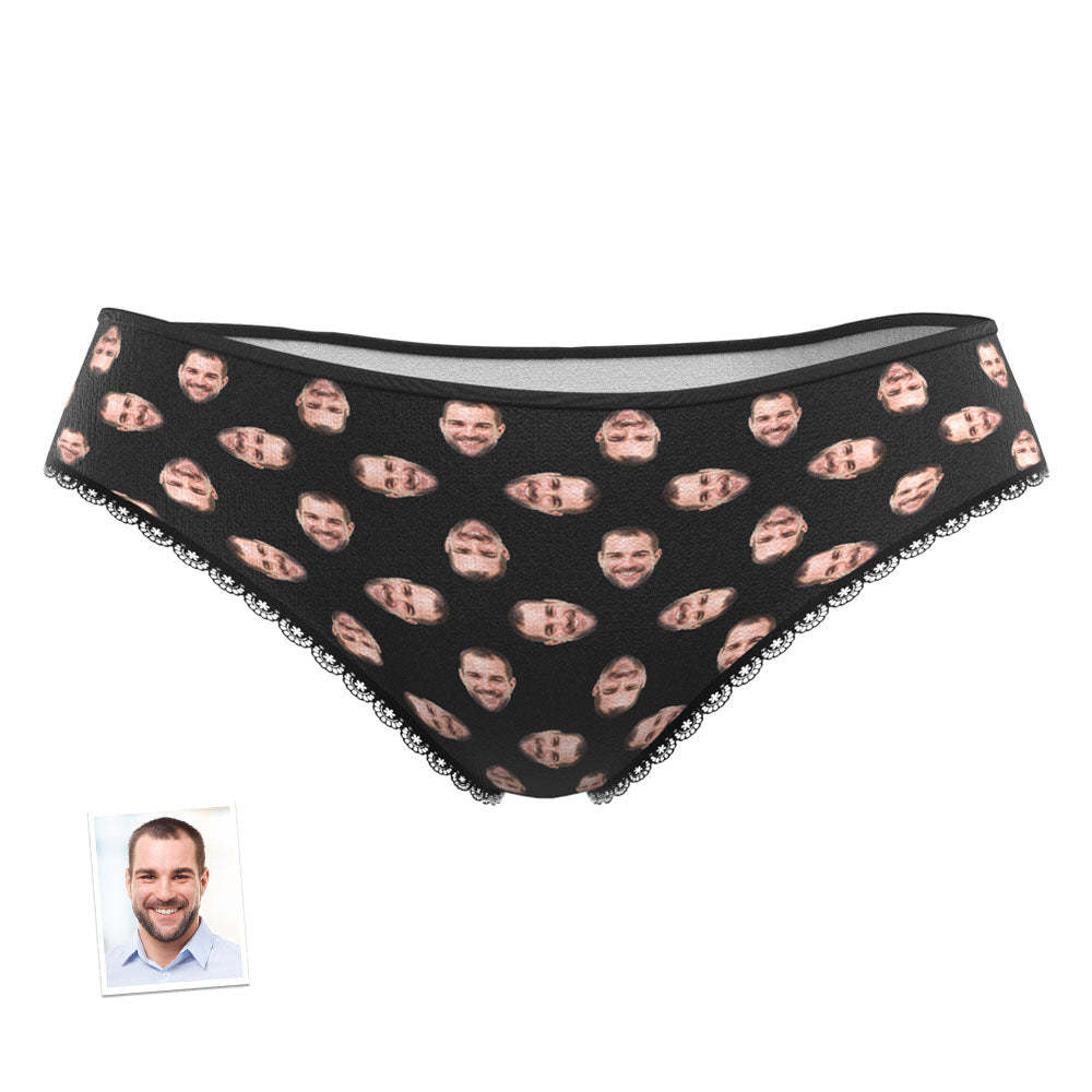 Custom Multi Face Women's Panties Personalized Photo Lingerie Gifts For Her