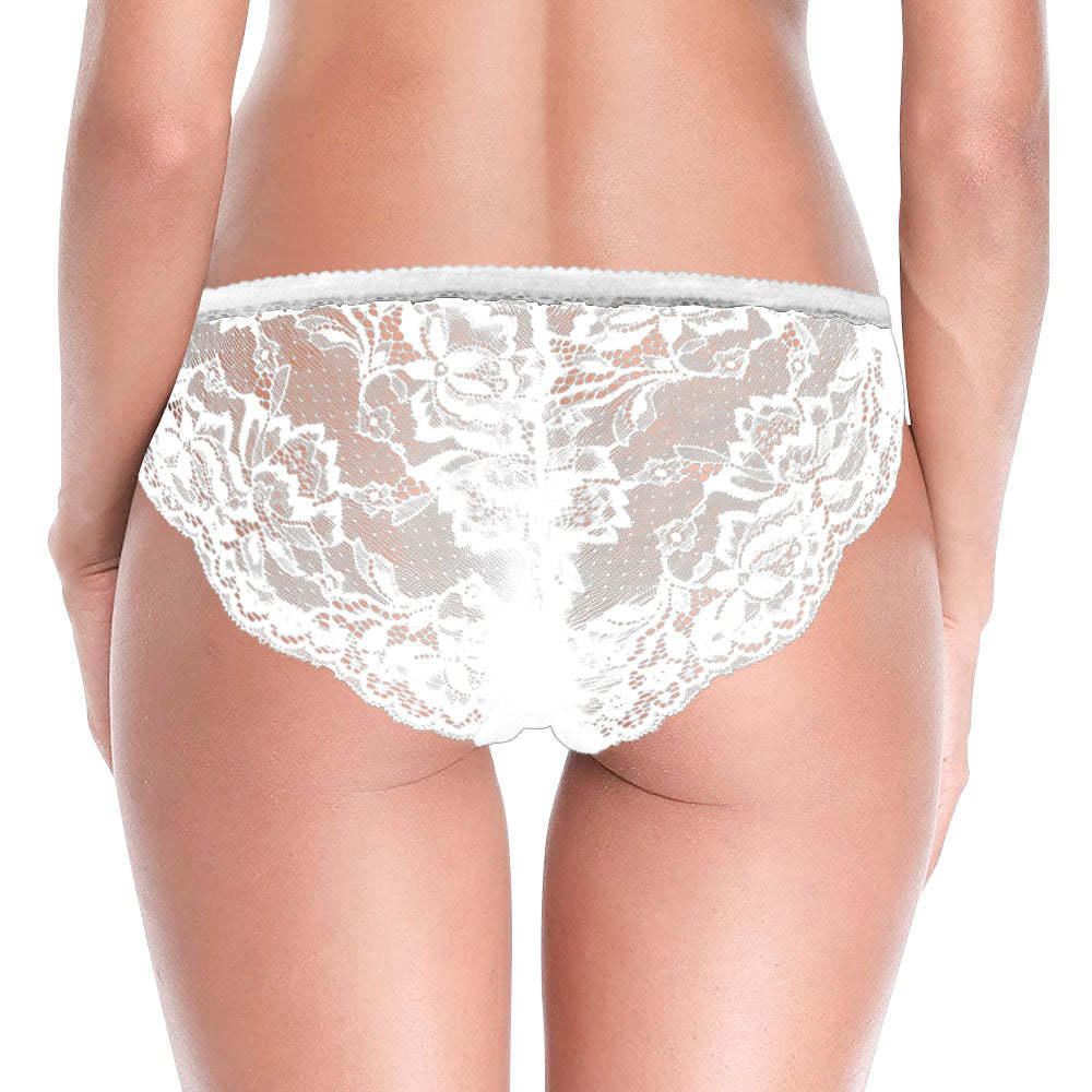 Custom Women Lace Panty Face Sexy Panties Women's Underwear - I Do What Daddy Wants - FaceSocksUsa