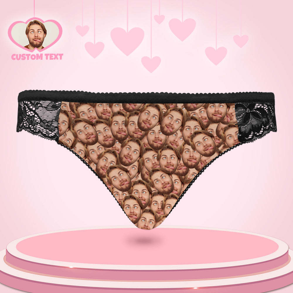 Custom Women Lace Panty Face Mash Sexy Panties - FaceSocksUsa