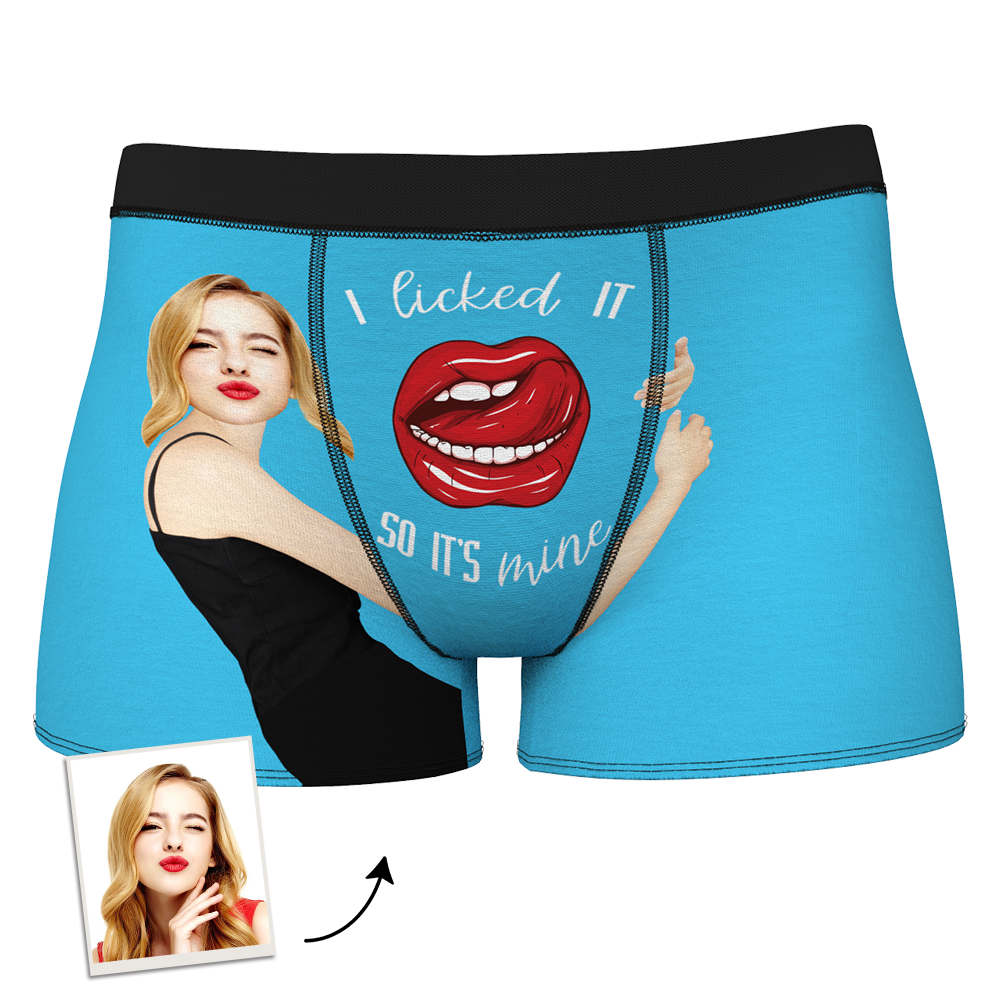Custom Boxer Shorts - I Licked It-FaceSocksUSA