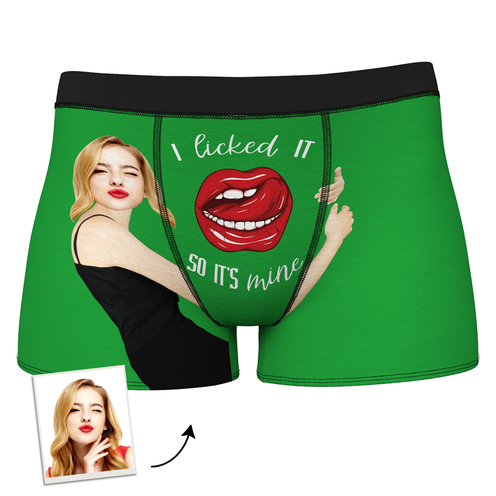 Custom Boxer Shorts - I Licked It-FaceSocksUSA