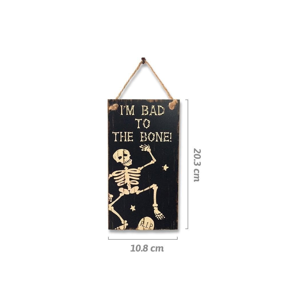 Halloween Party Skull Pattern Door Decoration Gift For Halloween - FaceSocksUSA