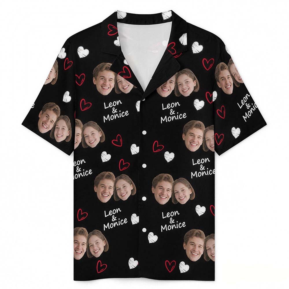 Custom Short Pajamas with Face and Name,Customized Pajama Set For Men/Women,Personalized Short Sleeve Family Pajama Set,Birthday/Party Gifts