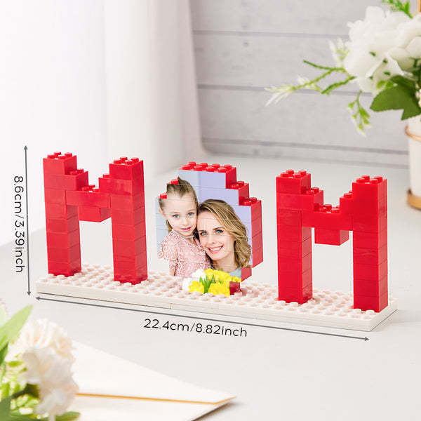 Custom Building Brick Photo Block Personalised Mom Brick Puzzles Mother's Day Gifts