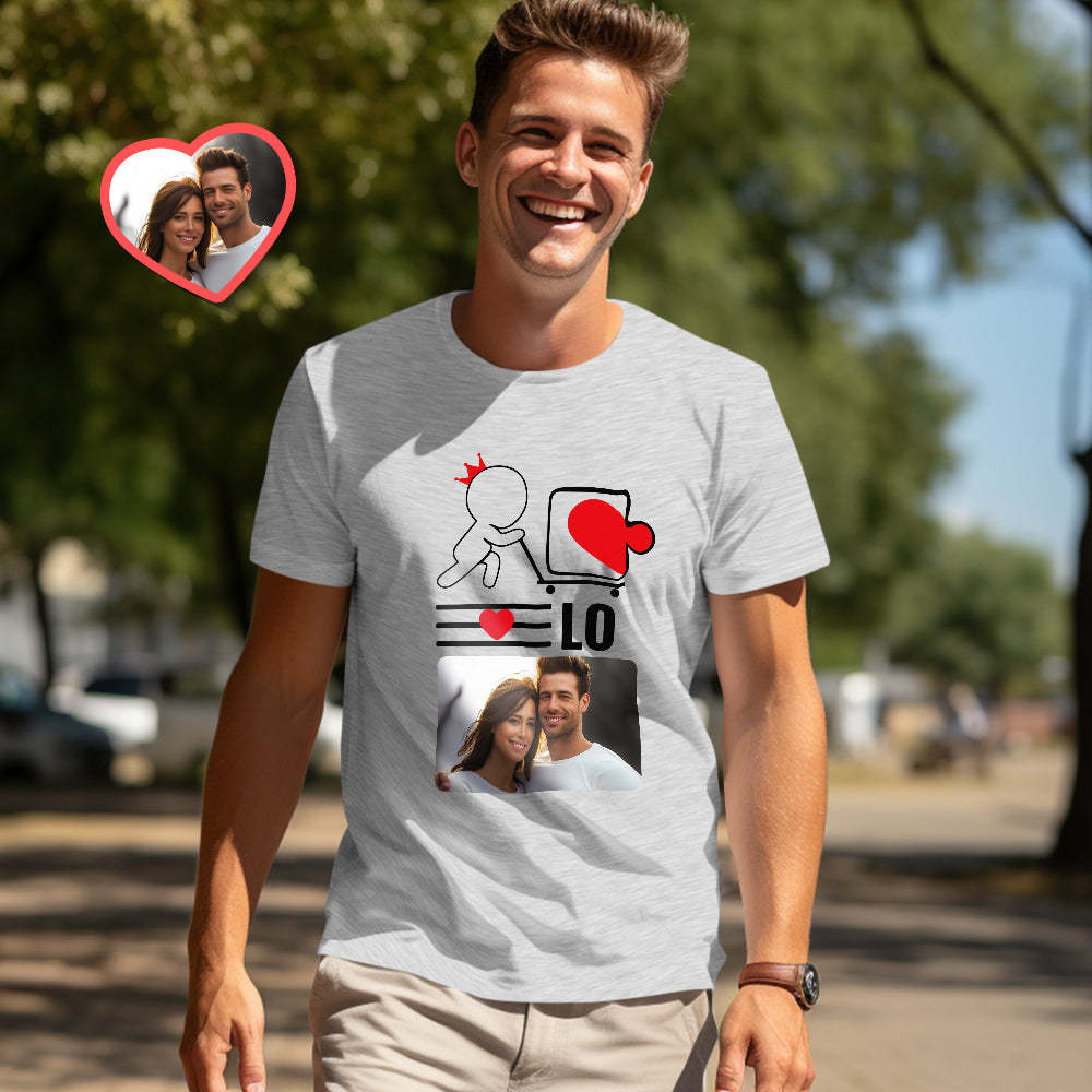 Custom Couple Matching T-shirts Love You Personalized Matching Couple Shirts Valentine's Day Gift - FaceSocksUSA