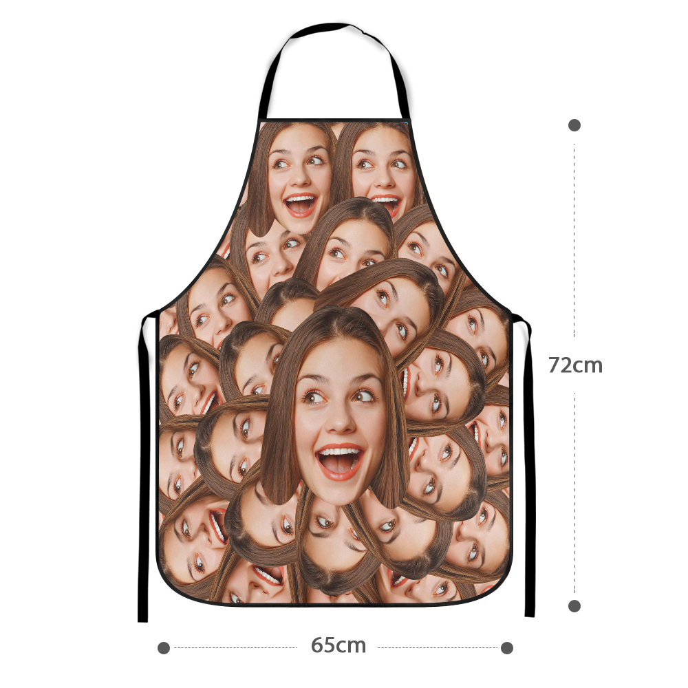 Custom Face Apron Your Funny Mash Chef Gift-FaceSocksUSA