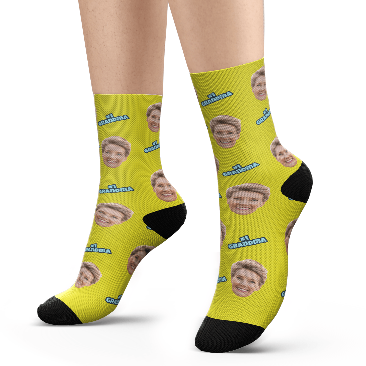 Custom #1 Grandma Socks	 - FaceSocksUSA