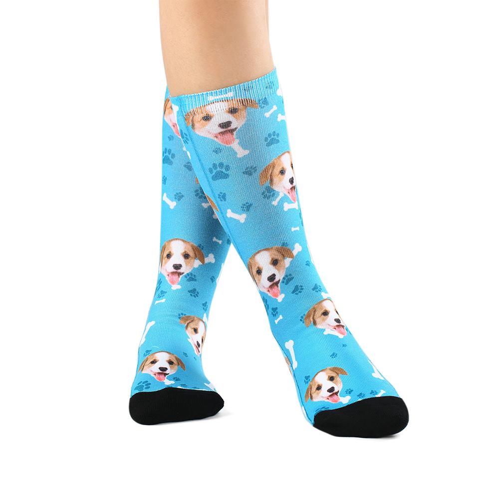 Custom Dog Face Photo Socks-FaceSocksUSA