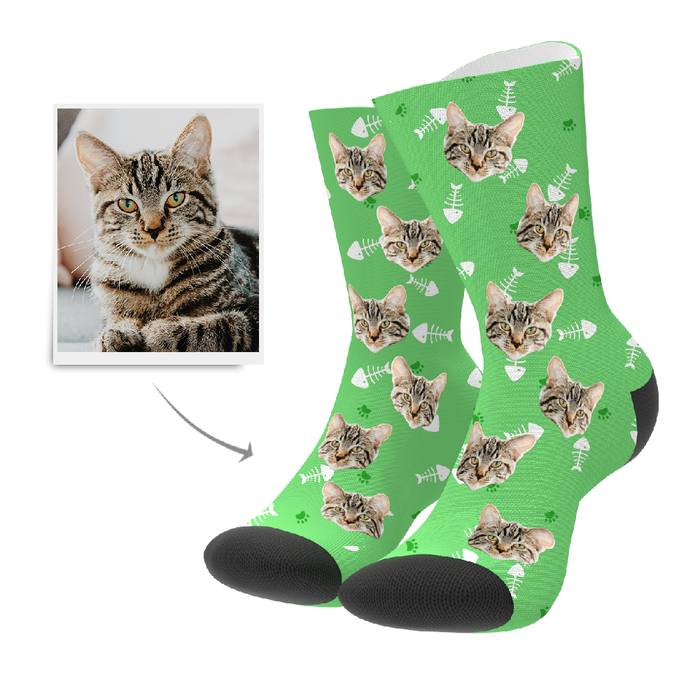 Custom Cat Socks-FaceSocksUSA