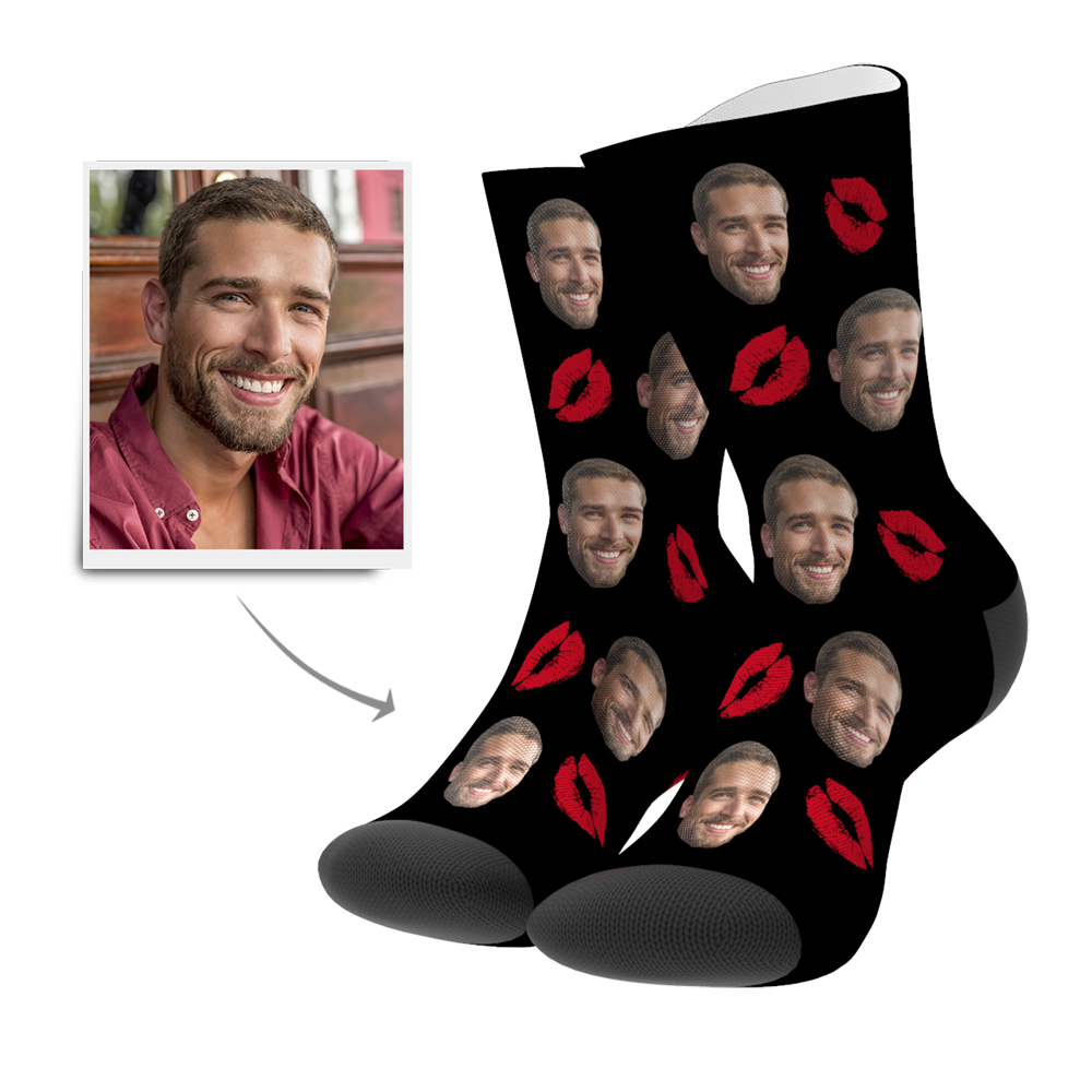 Custom Kiss Socks-FaceSocksUSA