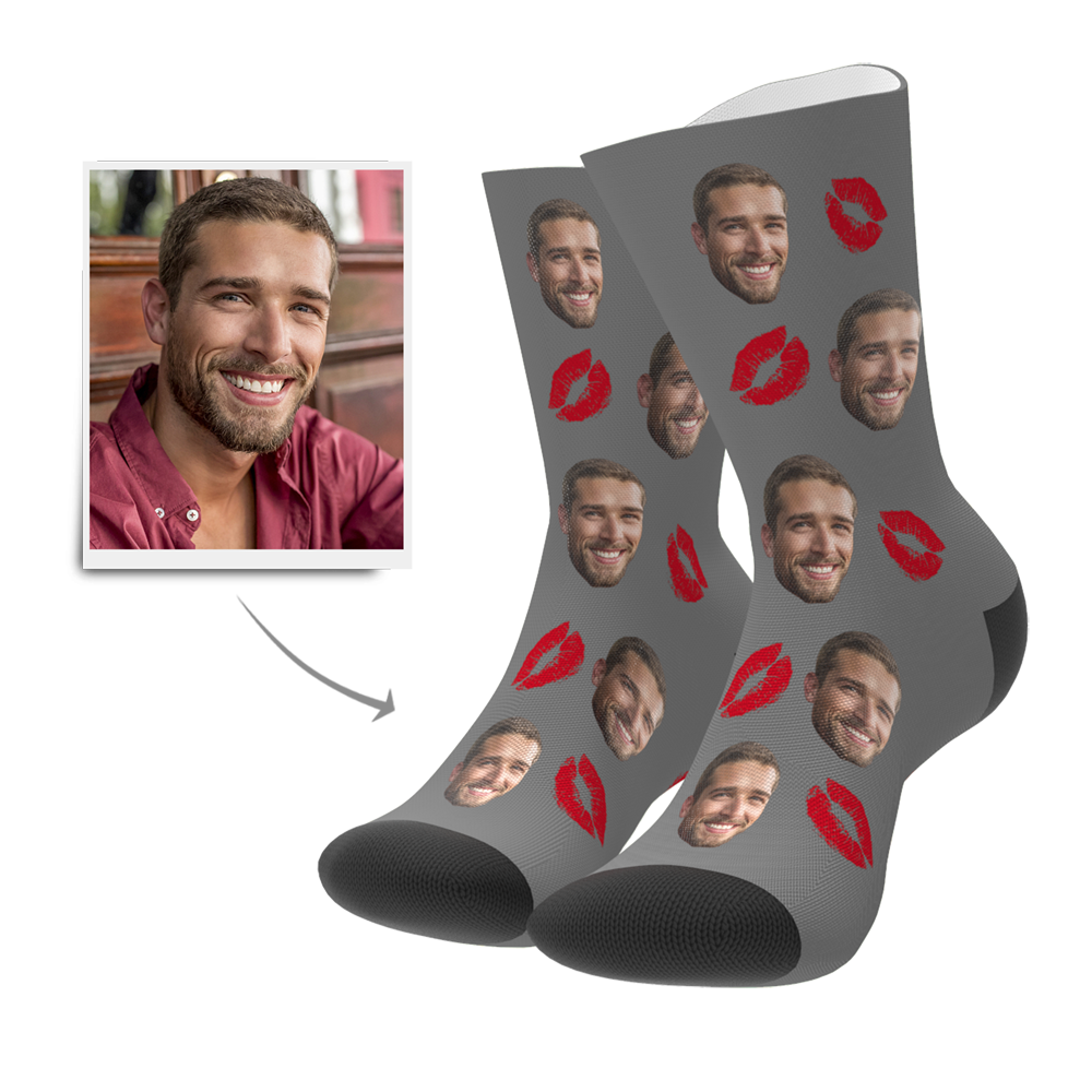 Custom Kiss Socks-FaceSocksUSA