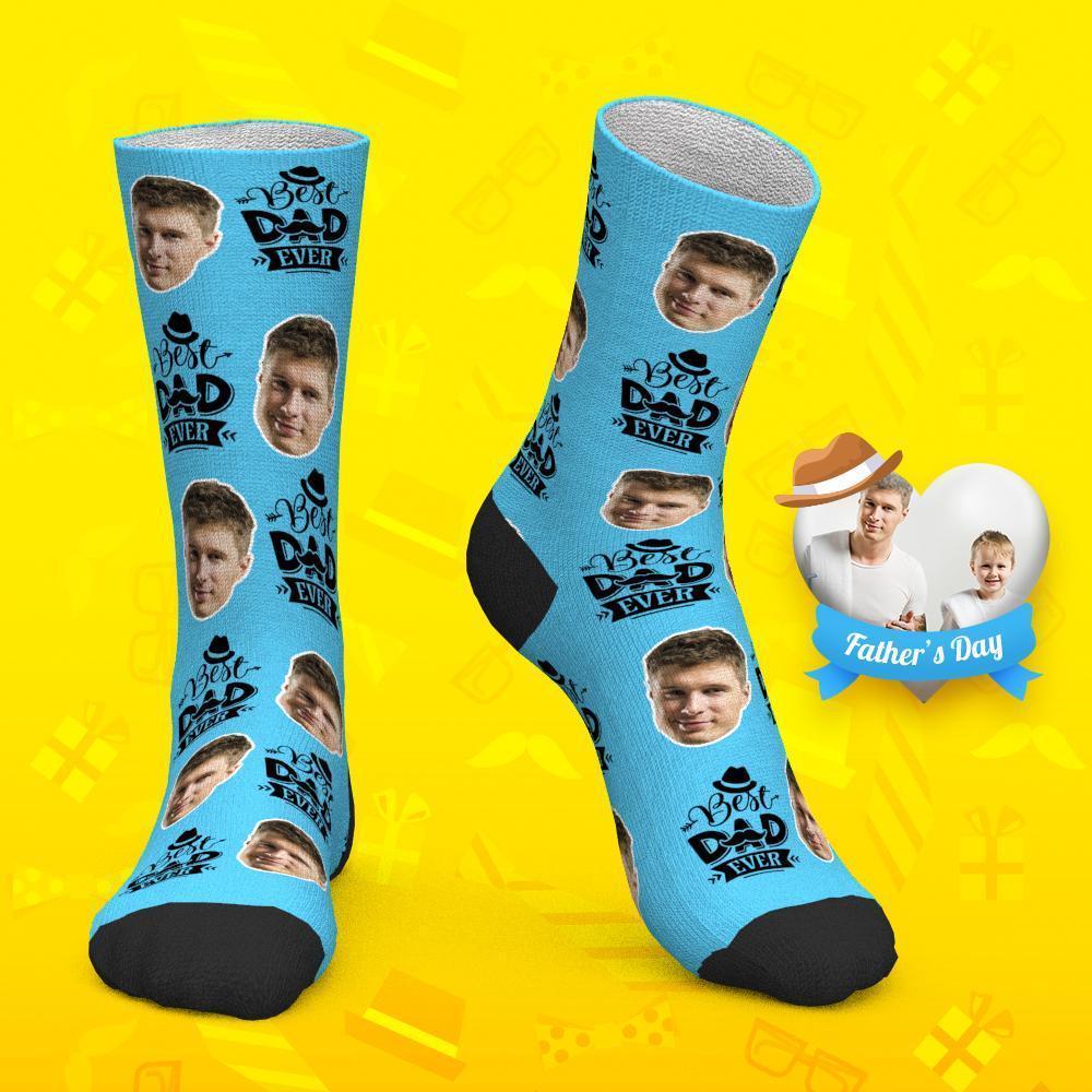 Father's Day Gift - Custom Socks Face Socks Best Dad Ever