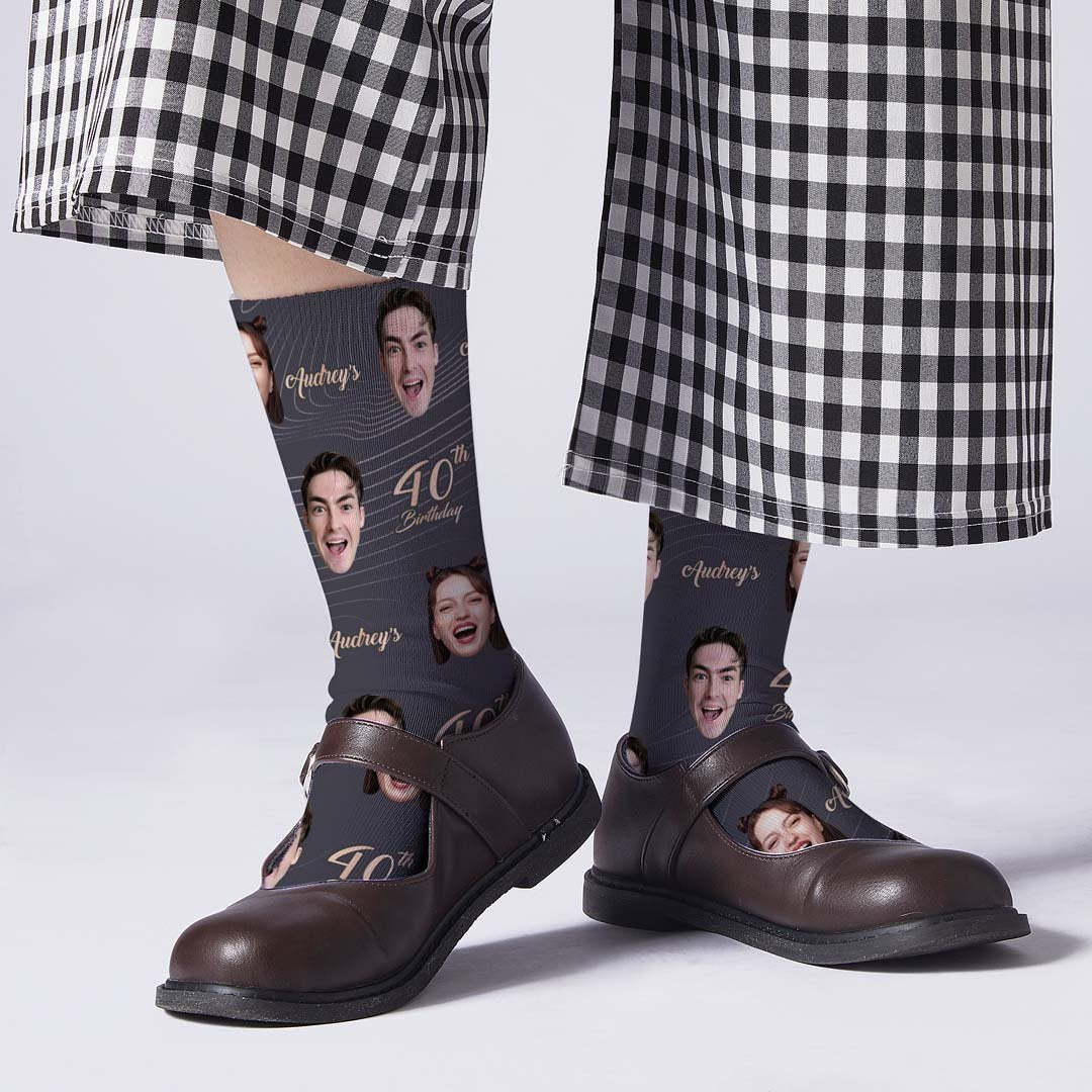 Face On Socks, Custom Birthday Socks Gifts-FaceSocksUSA