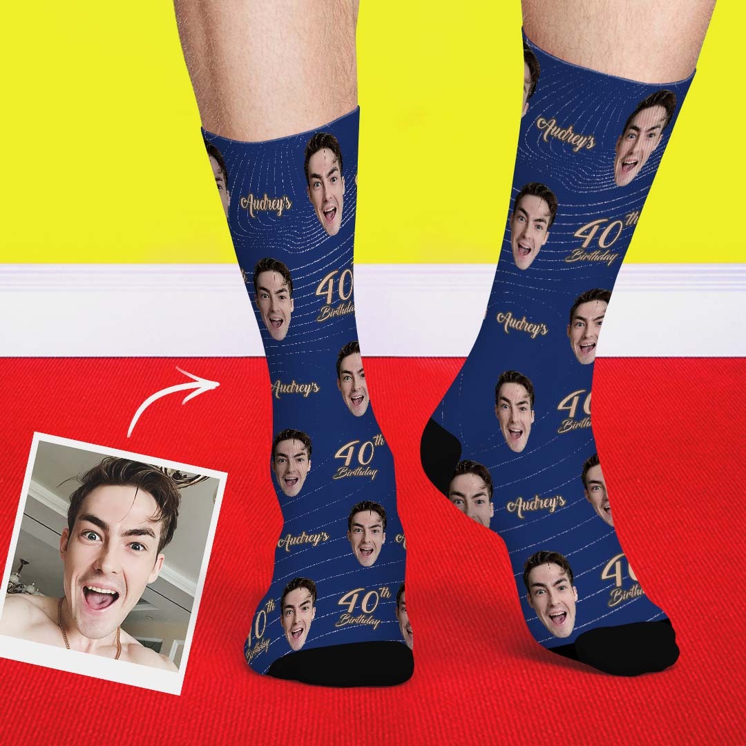 Face On Socks, Custom Birthday Socks Gifts-FaceSocksUSA