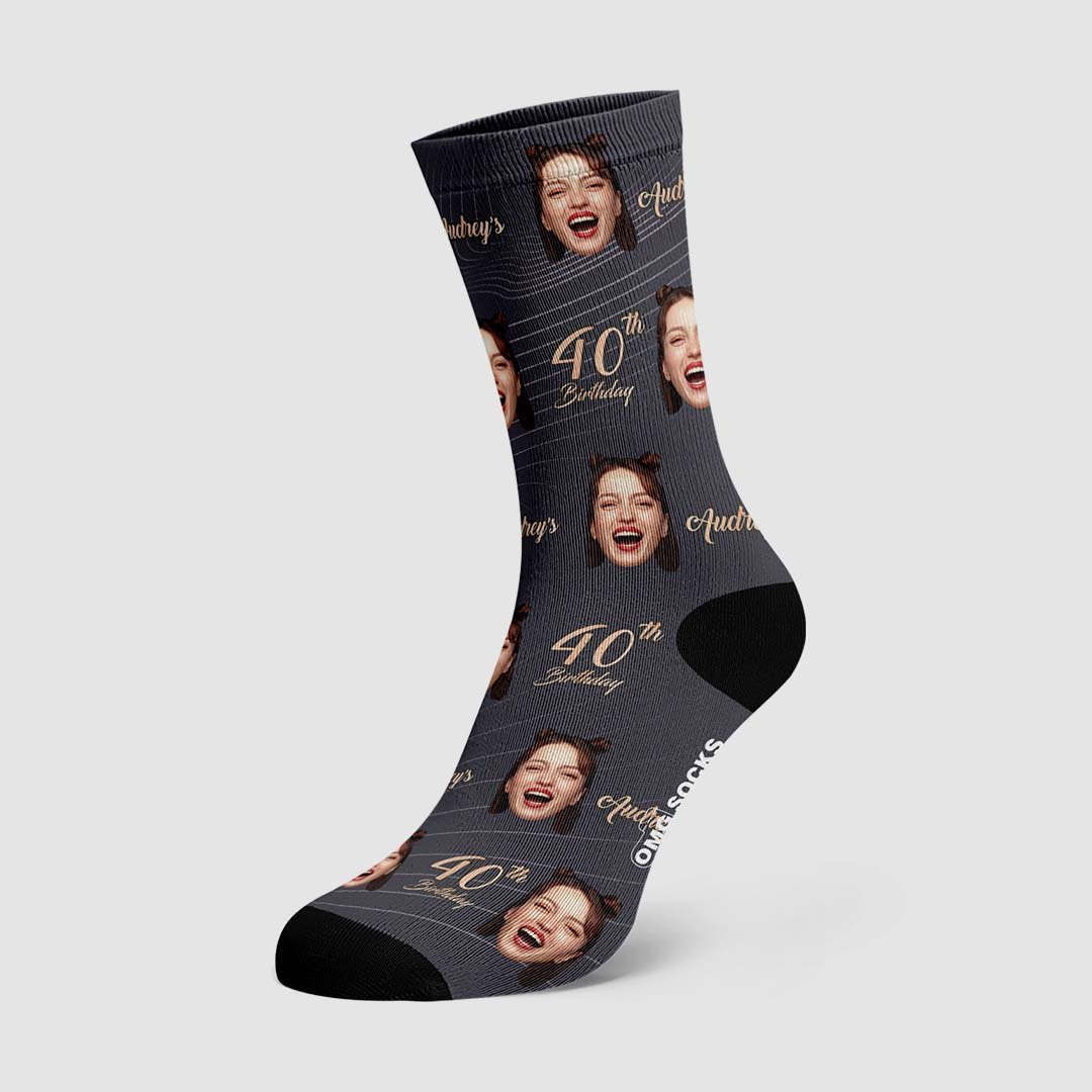 Face On Socks, Custom Birthday Socks Gifts-FaceSocksUSA