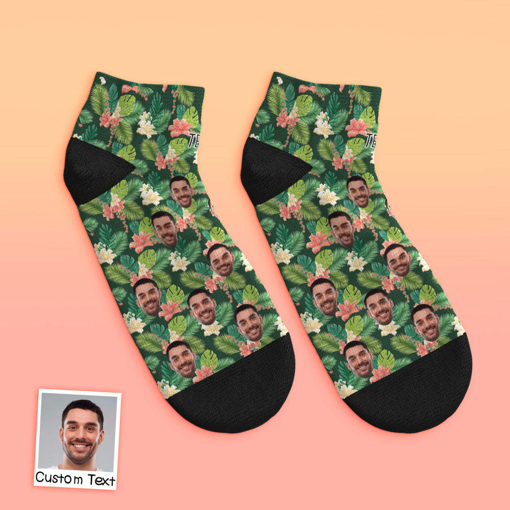 Custom Low Cut Ankle Face Socks Summer - FaceSocksUSA