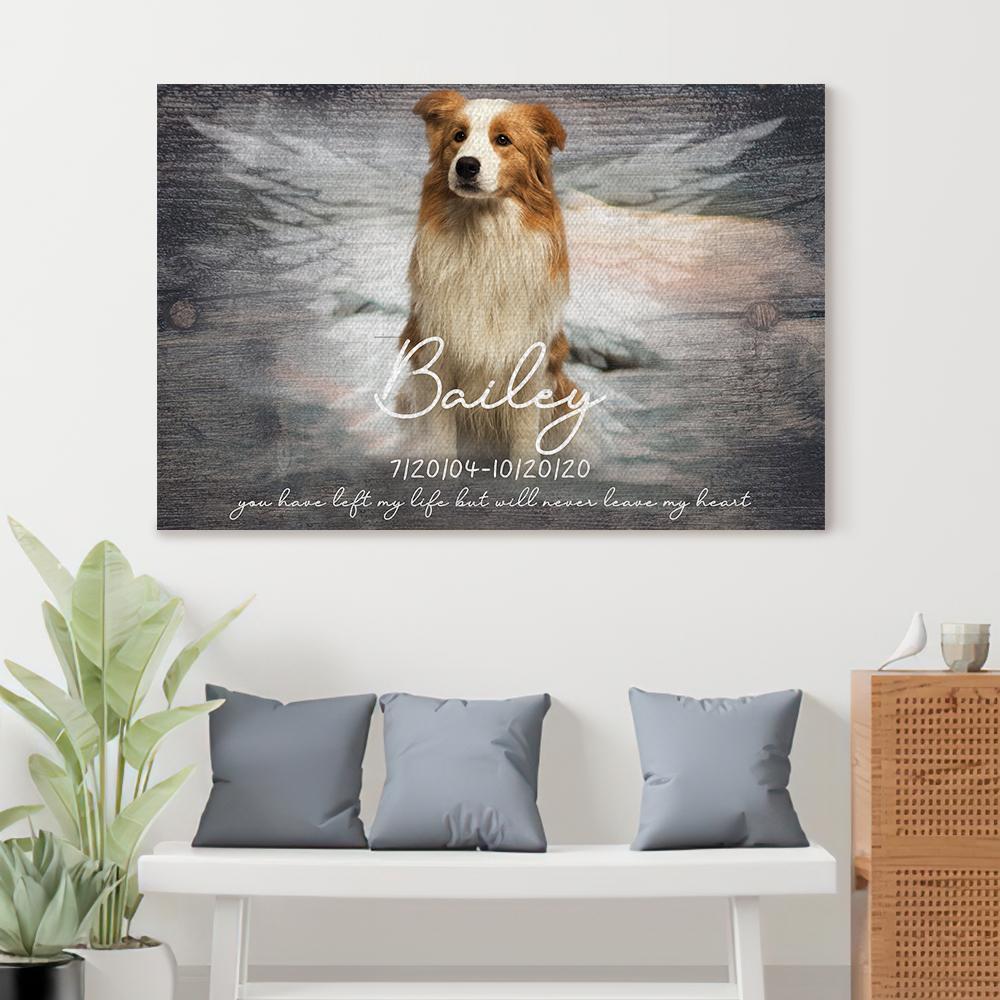 Personalized Cat Memorial Gift, Gift For Loss of Cat, Dog Loss Photo Gift, Sympathy Gift, Cat Condolence Gift, Cat Loss Photo Canvas-FaceSocksUSA