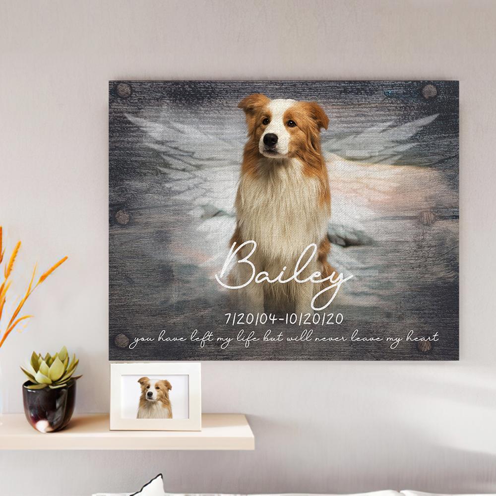 Personalized Cat Memorial Gift, Gift For Loss of Cat, Dog Loss Photo Gift, Sympathy Gift, Cat Condolence Gift, Cat Loss Photo Canvas-FaceSocksUSA