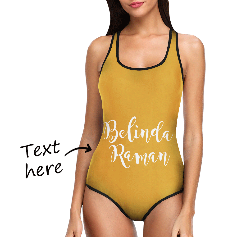 Photo Swimsuit Personalized Swimsuit Custom with Text