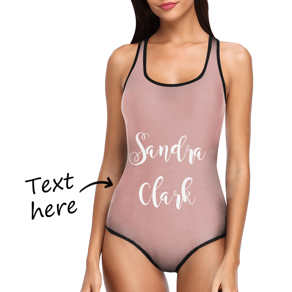 Photo Swimsuit Personalized Swimsuit Custom with Text