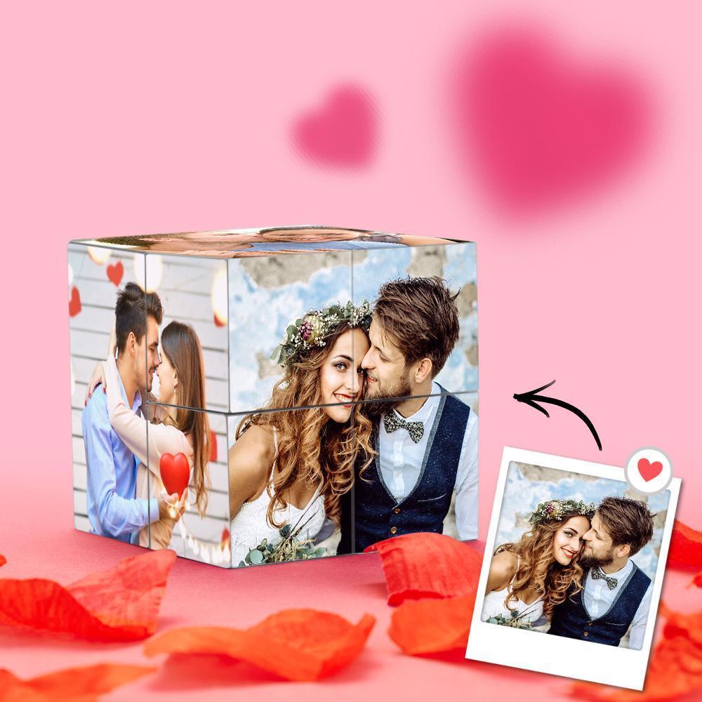 Infinity Photo Cube Custom Folding Photo Cube Personalized Rubic's Cube	 - FaceSocksUSA
