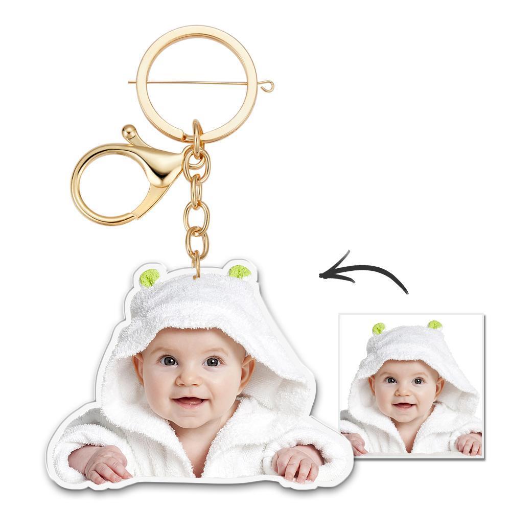 Photo Keychain Picture Keychain Family Gifts Memorial Gifts Creative Gifts - FaceSocksUSA