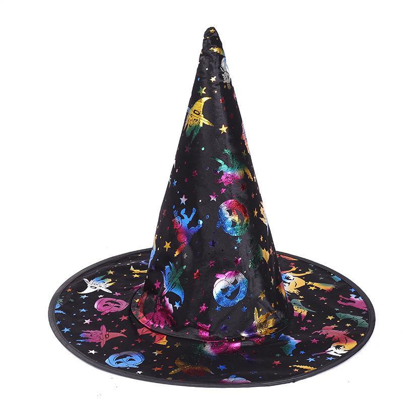 Halloween Wizard Hat Ghost Festival Dress Up Gift - Spider Web - FaceSocksUSA
