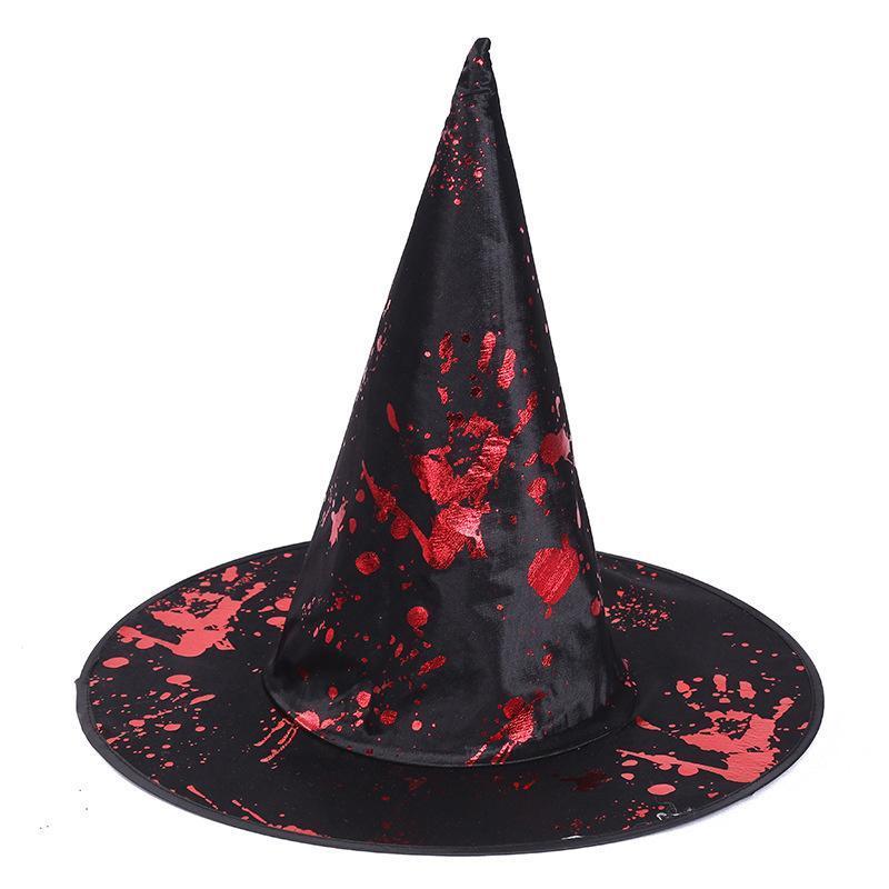 Halloween Wizard Hat Ghost Festival Dress Up Gift - Spider Web - FaceSocksUSA