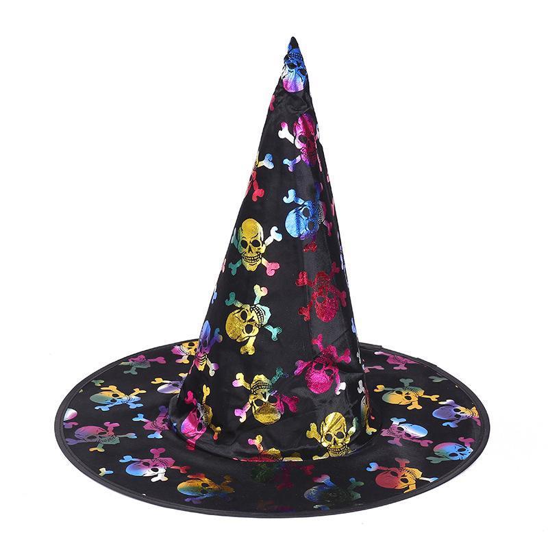 Halloween Wizard Hat Ghost Festival Dress Up Gift - Spider Web - FaceSocksUSA