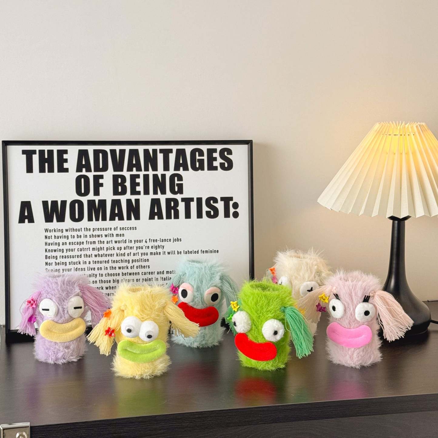 Ugly and Cute Plush Socks with Big Eyes Coral Fleece Home Winter Thickened Warm Socks	 - FaceSocksUSA