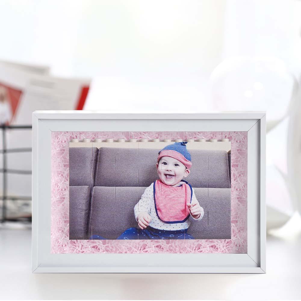 Frame only, bricks not included Thickened Hollow Photo Frame Stereo Specimen Frame 10.2*15.2cm=4*6in - FaceSocksUsa