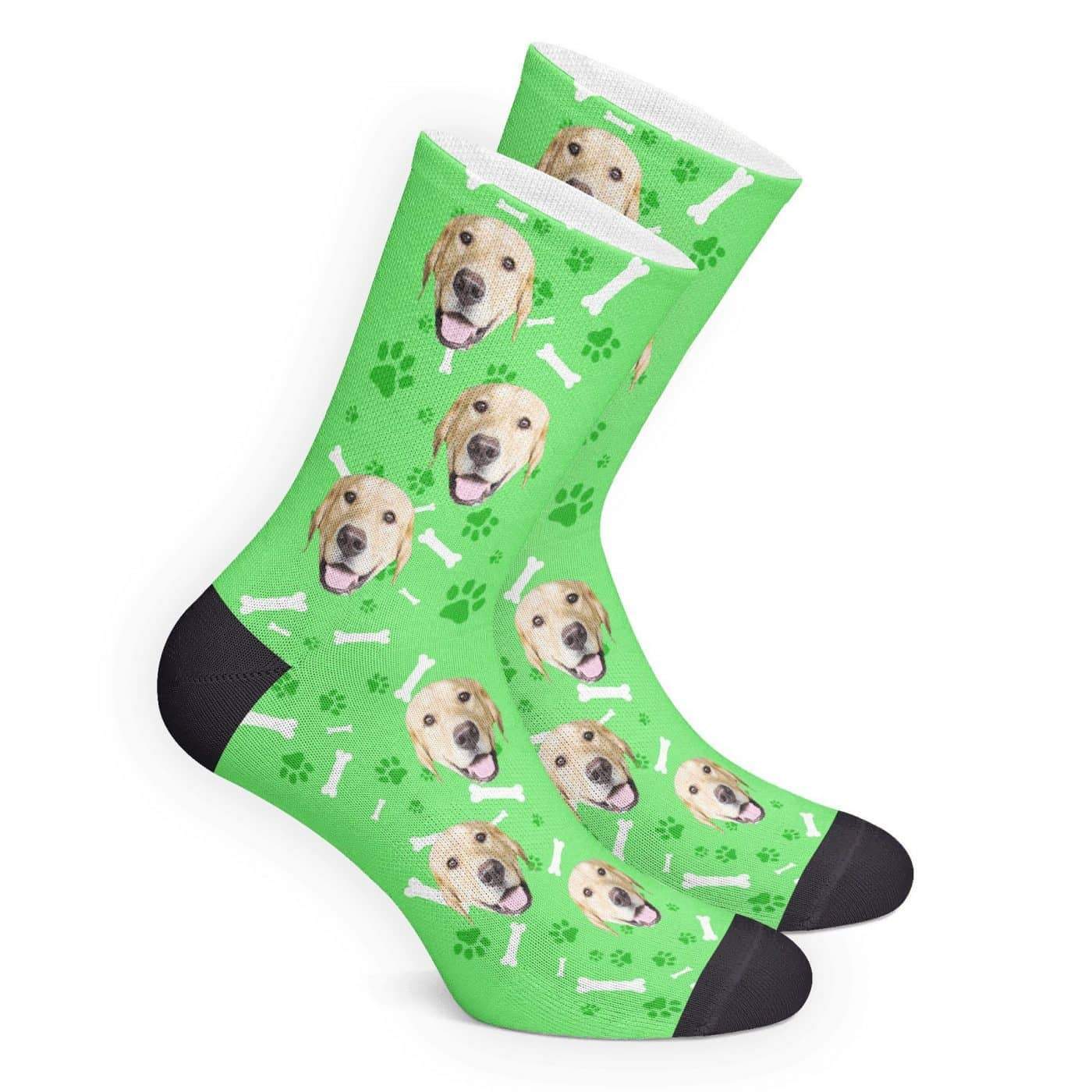 Custom Dog Face Photo Socks-FaceSocksUSA
