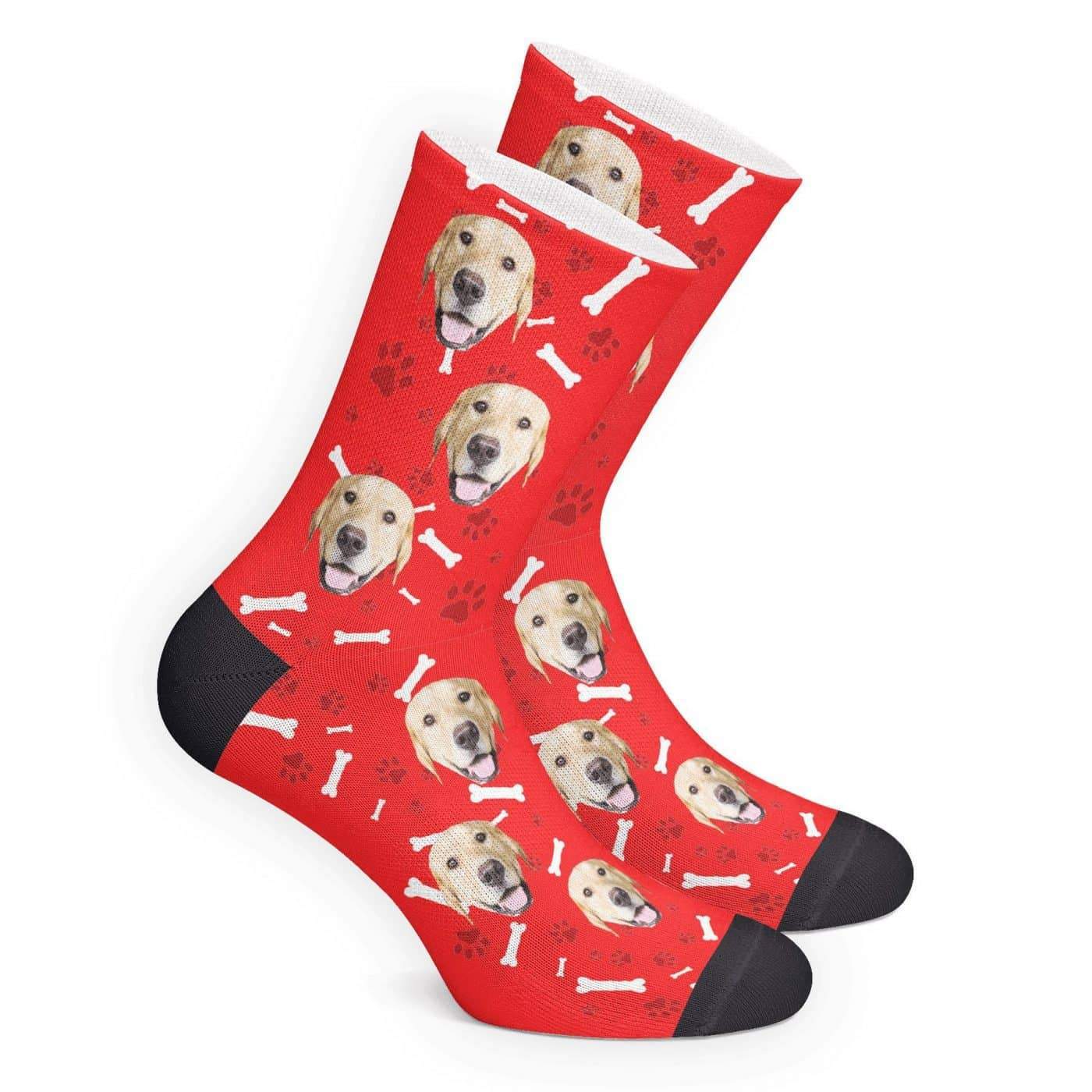 Custom Dog Face Photo Socks-FaceSocksUSA
