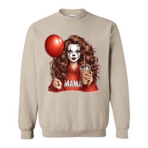 Spooky MaMa Horror Halloween Sweatshirt - FaceSocksUSA