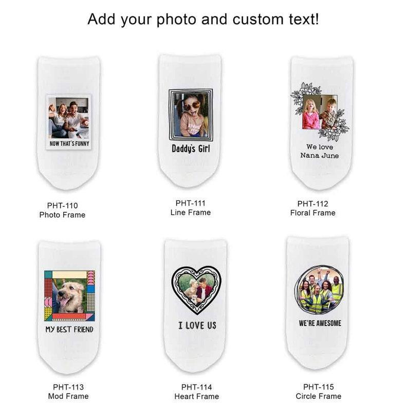 Custom Socks, Personalized Socks with Your Photo and Add Text, Fun Socks for the Perfect Gift Giving Idea, Gift for Him or Her Under 20	 - FaceSocksUSA