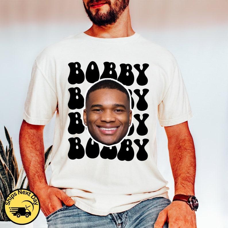 Custom Face Name Shirt Comfort Colors Custom Picture Personalized Custom Gifts Custom Birthday Bachelor Party Photo Face Shirt Couple Shirt