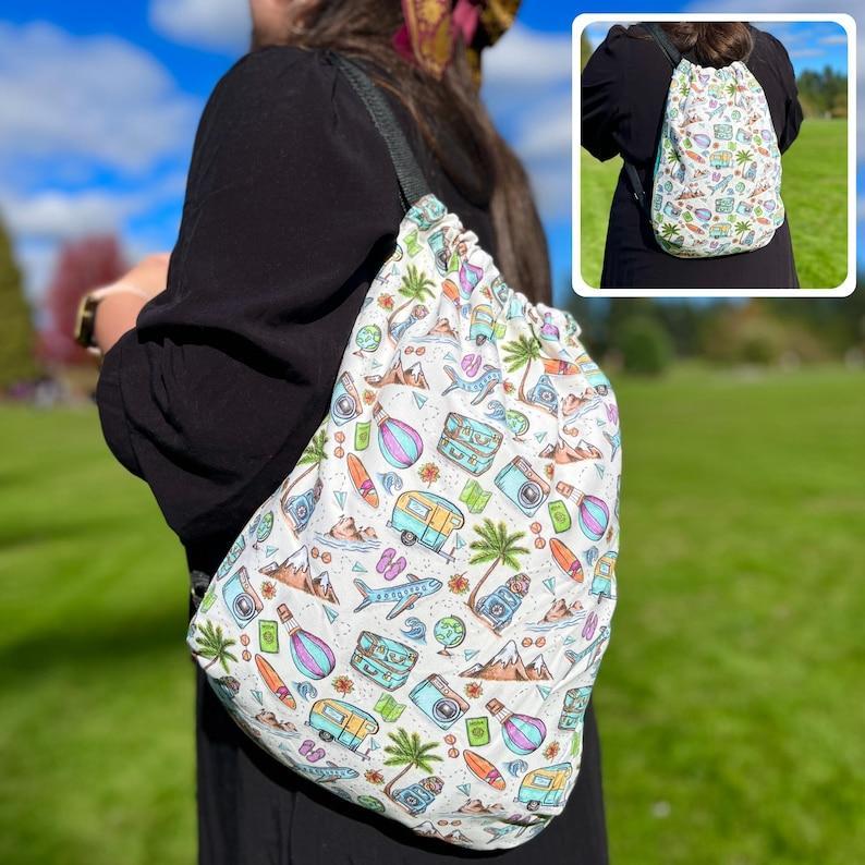 Travel 2-in-1 Towel-Backpack | Teporingo Original Design | Quick-dry, absorbent and lightweight-ideal for swim, beach, pool & travel.